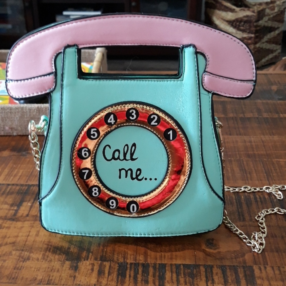 "Call Me" clutch/purse